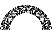 Vintage Ornamental Arch Frame Vector, a Decorative Illustration by Designer_Momina (Thumbnail 12 of 21)