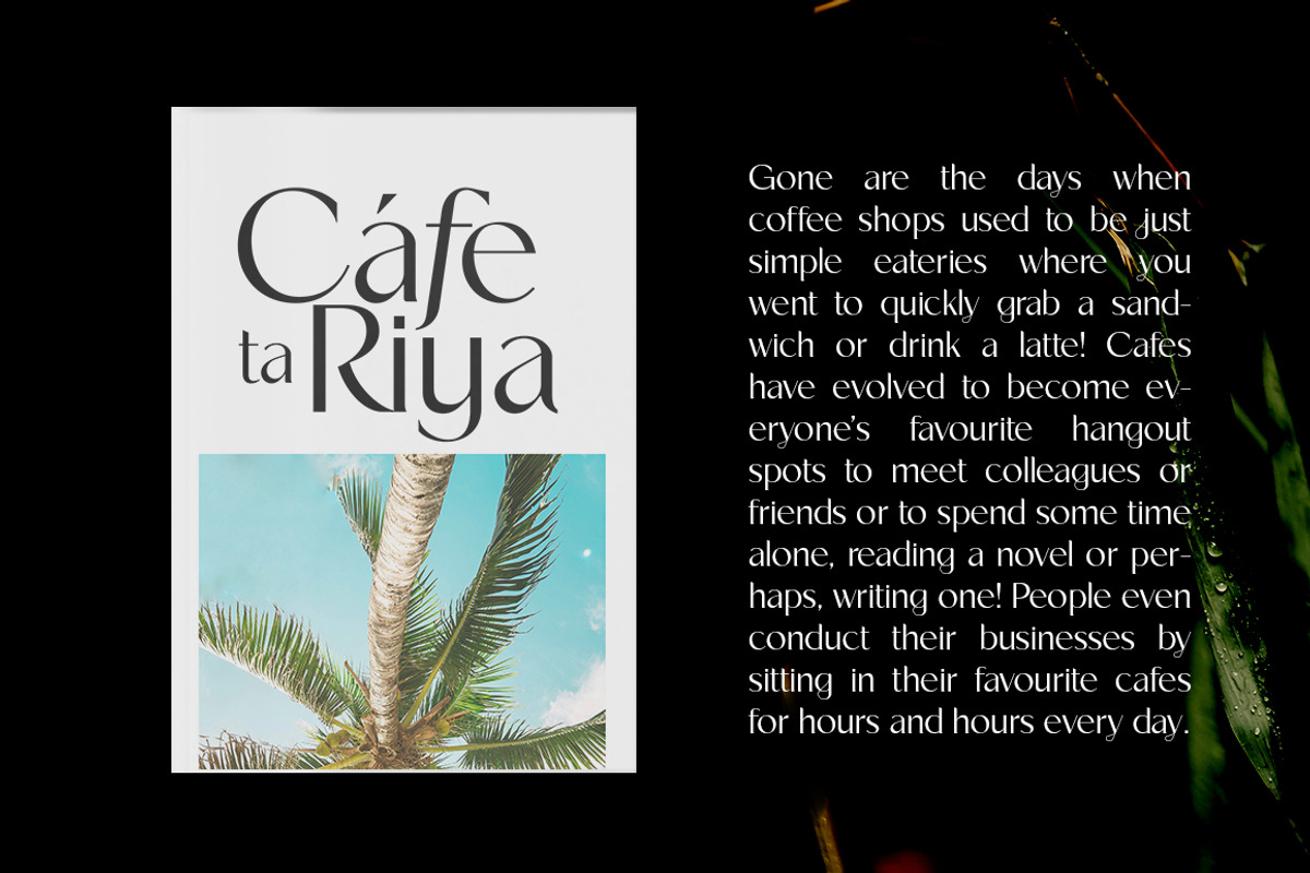 Moutyara, a Sans Serif Font by Dora Typefoundry (Photo 9 of 12)