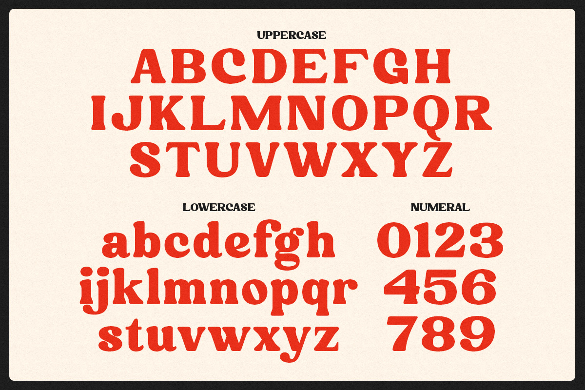 Besgum - Bold Retro Serif Font, a Serif Font by Shakira Studio (Photo 9 of 10)