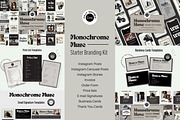 Monochrome Muse Starter Branding Kit, a Branding & Logo Template by Hell Yeah Designs (Thumbnail 1 of 16)