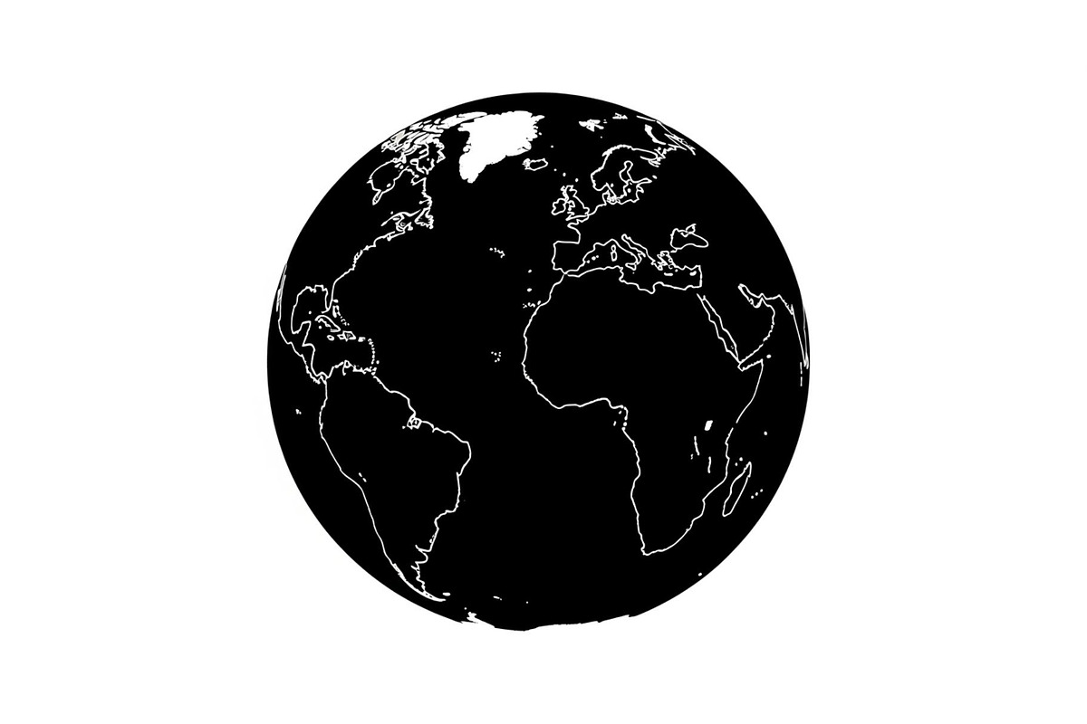 World Map Globe Vector Icon Bundle, an Illustration by Designs_River (Photo 13 of 51)