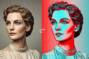 Retro Oil Paint Illustration Action, an Action Add-On by MRI STUDIO (Thumbnail 4 of 12)