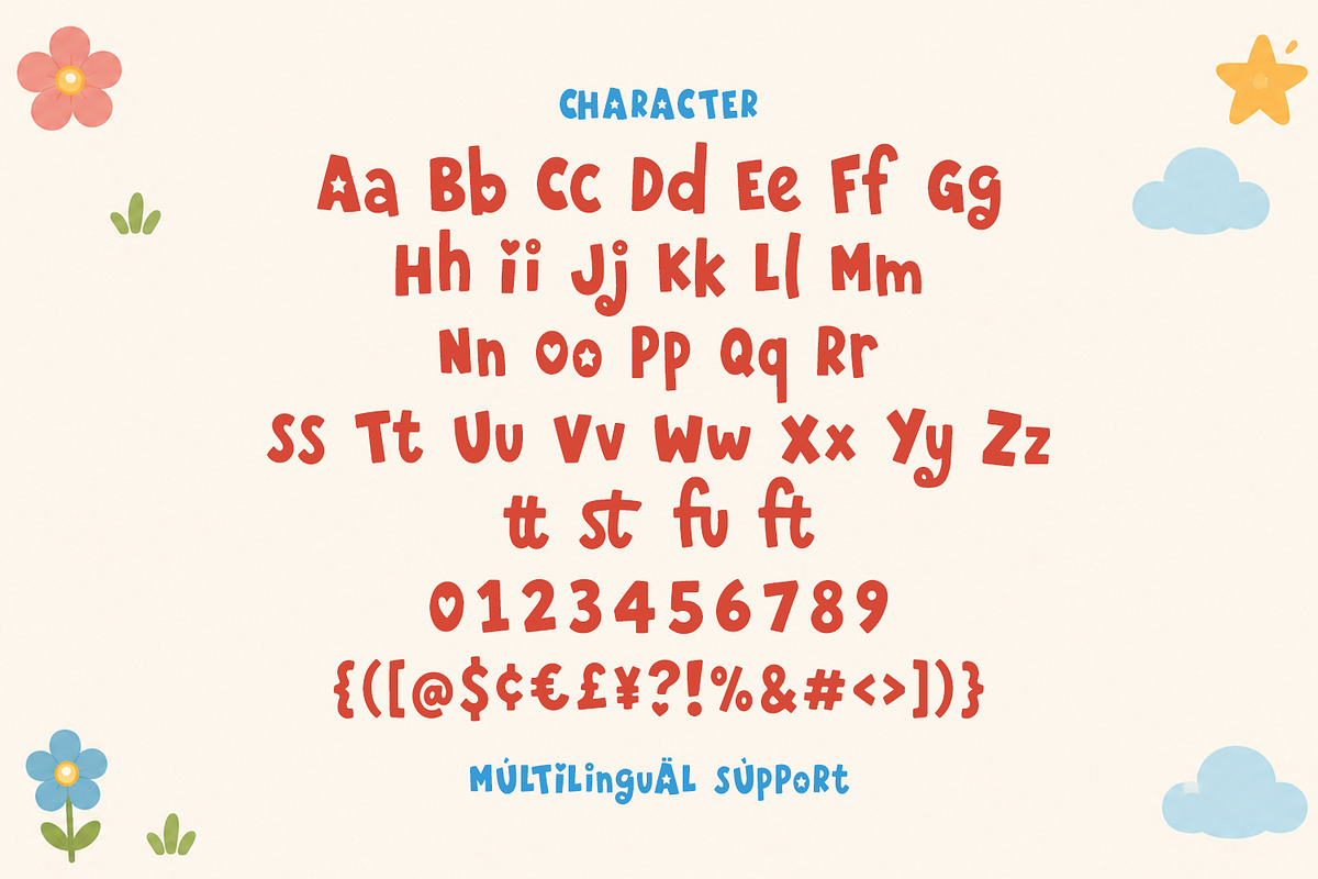Erkesion Cute Playful Kids Typeface, a Handwritten Font by Maulana Creative (Photo 6 of 7)