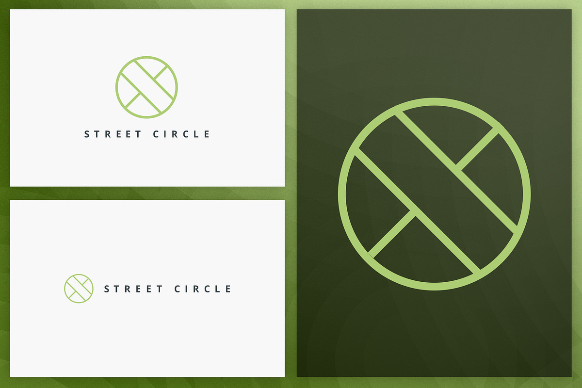 20 Circle geometric logos - outline, a Branding & Logo Template by VP Fonts (Photo 4 of 21)