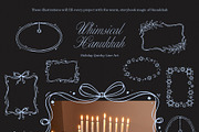 Whimsical Hanukkah: Holiday Line Art, a Seasonal Illustration by divanovskaya_nv (Thumbnail 13 of 16)