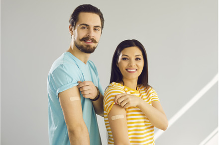 Caucasian man and woman showing arm, a Person Photo by StudioRomantic