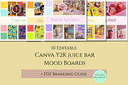 Y2K Juice Bar Mood Boards Kit, a Branding & Logo Template by Alerya Studio (Thumbnail 1 of 3)