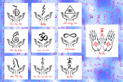 Reiki healing signs, self-healing, an Illustration by Grigaola.Art (Thumbnail 6 of 15)