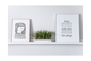 Picture Frame Mockup Mega Bundle 5, a Household Mockup by Saguaro Digital (Thumbnail 15 of 19)