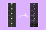 Cute Stamp Brush Procreate, a Brush Add-On by CraftingOnSunday (Thumbnail 7 of 11)