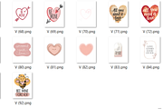 Valentine’s Day PNG Clipart Bundle, an Object Illustration by Daffodil Dream Studio (Thumbnail 7 of 7)