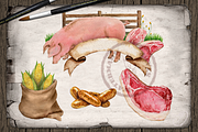 Farm Fresh Pork Illustration, a Decorative Illustration by DioFlow (Thumbnail 2 of 5)