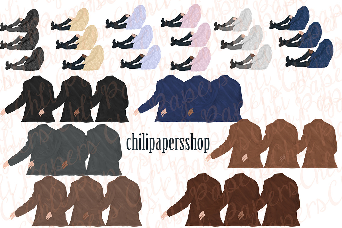 Couples clipart,People clipart, a Person Illustration by chilipapers (Photo 2 of 4)