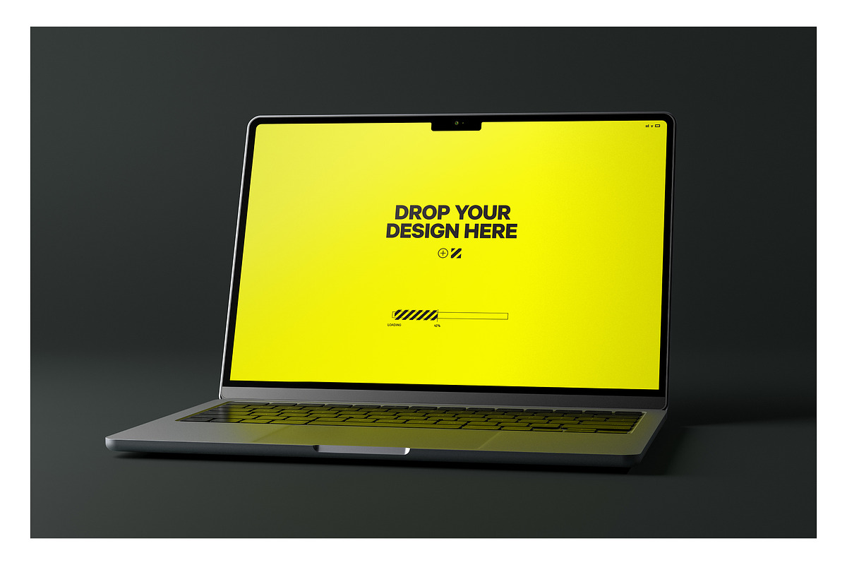 Macbook 2023 Mockup, a Mac Mockup by HAZARD MOCKUPS (Photo 6 of 8)