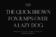 Chairo | Modern Serif Typeface, a Serif Font by Typoraith Co (Thumbnail 10 of 13)