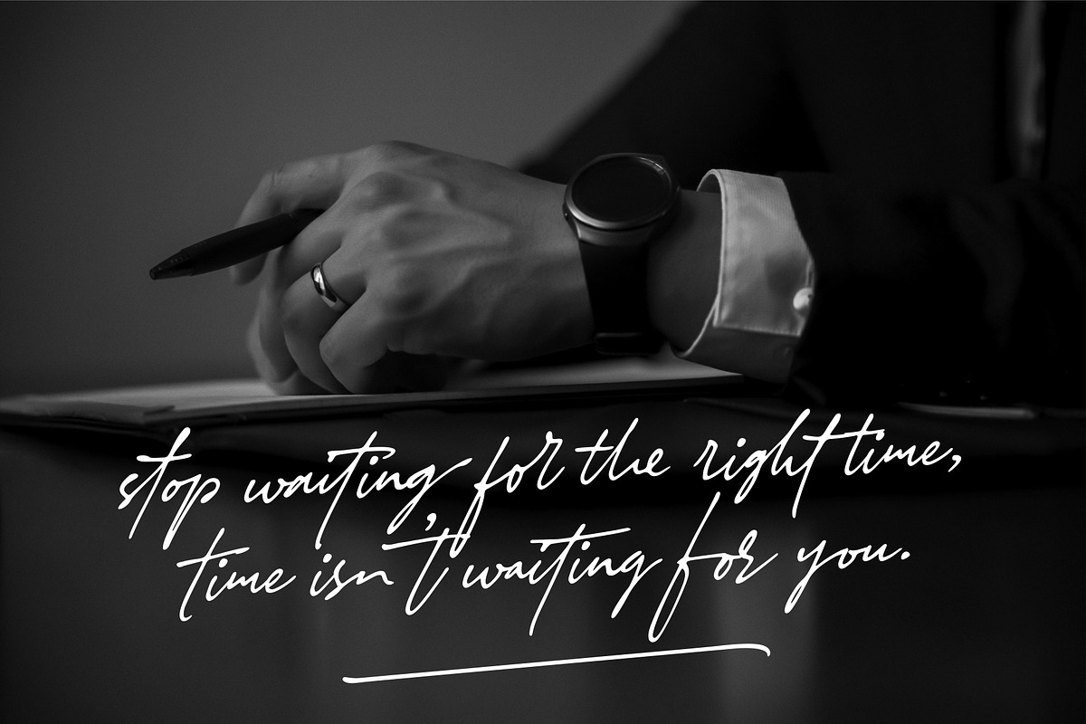 Authentic Handwritten + 2 Alternates, a Script Font by azetypestudios.com (Photo 12 of 13)