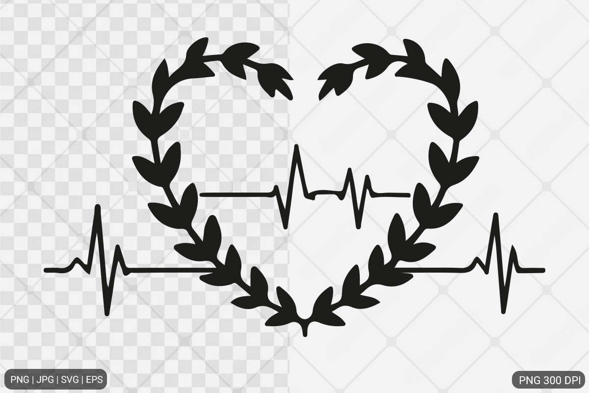 Heartbeat SVG PNG Design Bundle, an Illustration by Actual Pixel (Photo 4 of 12)