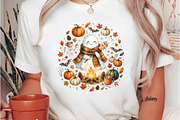 Halloween Cute Ghost, a Seasonal Illustration by CreationArt (Thumbnail 2 of 3)
