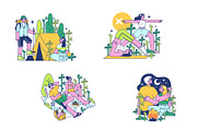 Retreat Camp, a Healthcare Illustration by inspiring.team (Thumbnail 3 of 3)