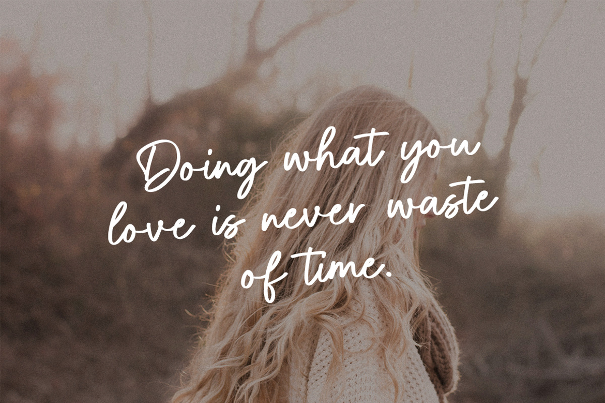 Bleury Saint Modern Script Font, a Script Font by Heinzel Std (Photo 4 of 14)
