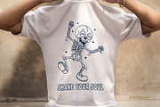 Skeleton T-Shirt Design, an Object Graphic by Ahluva Studio (Thumbnail 5 of 7)