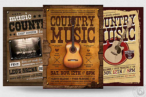 Country Music Flyer Bundle V2