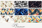 80 assorted bird seamless pattern, a Pattern Graphic by Poppy Lane Studio (Thumbnail 10 of 11)