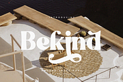 Bekind - Modern & Retro Font, a Serif Font by Pen Culture (Thumbnail 1 of 10)