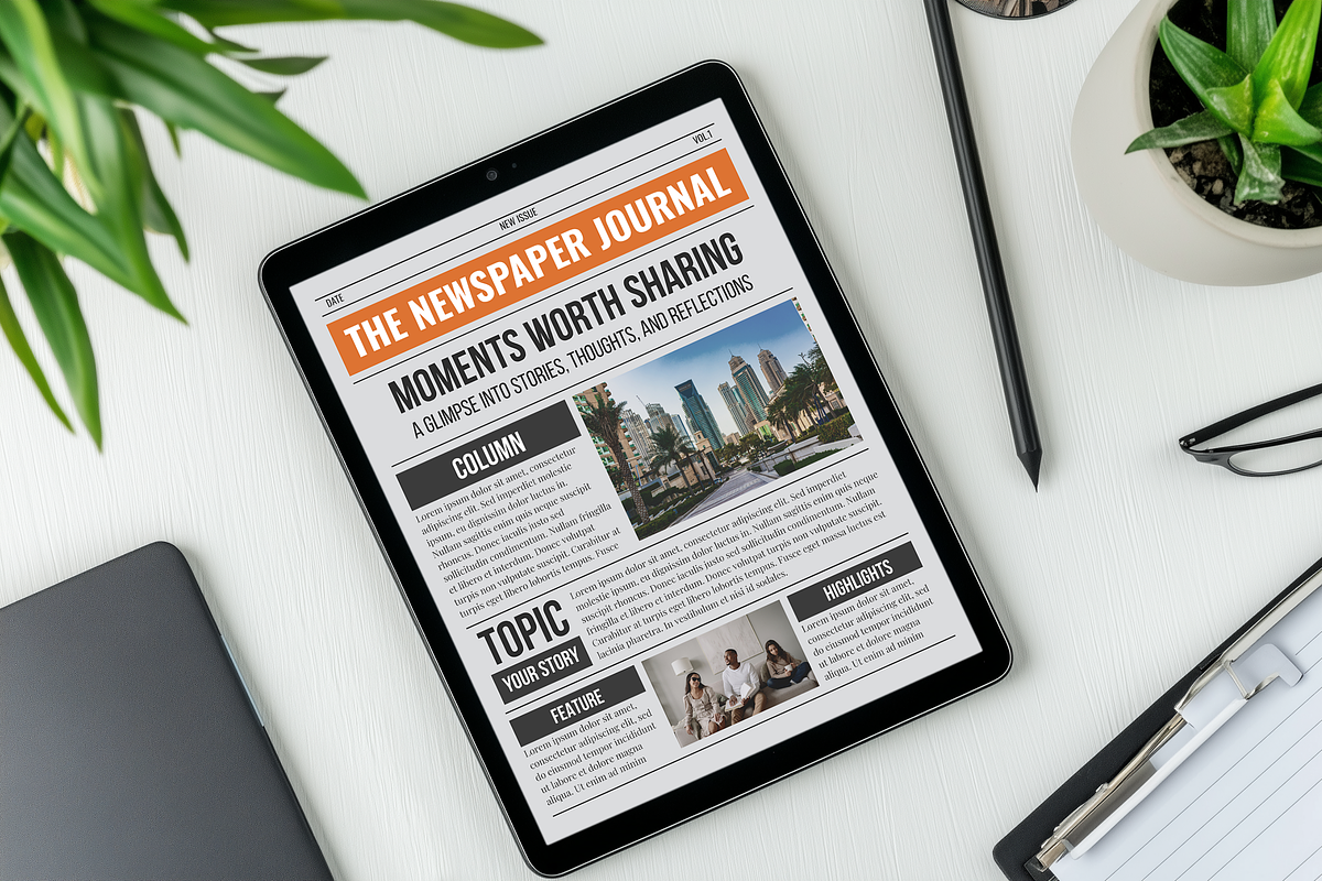 Colorful Newspaper Template, a Magazine Template by ZoloDesignHub (Photo 8 of 10)