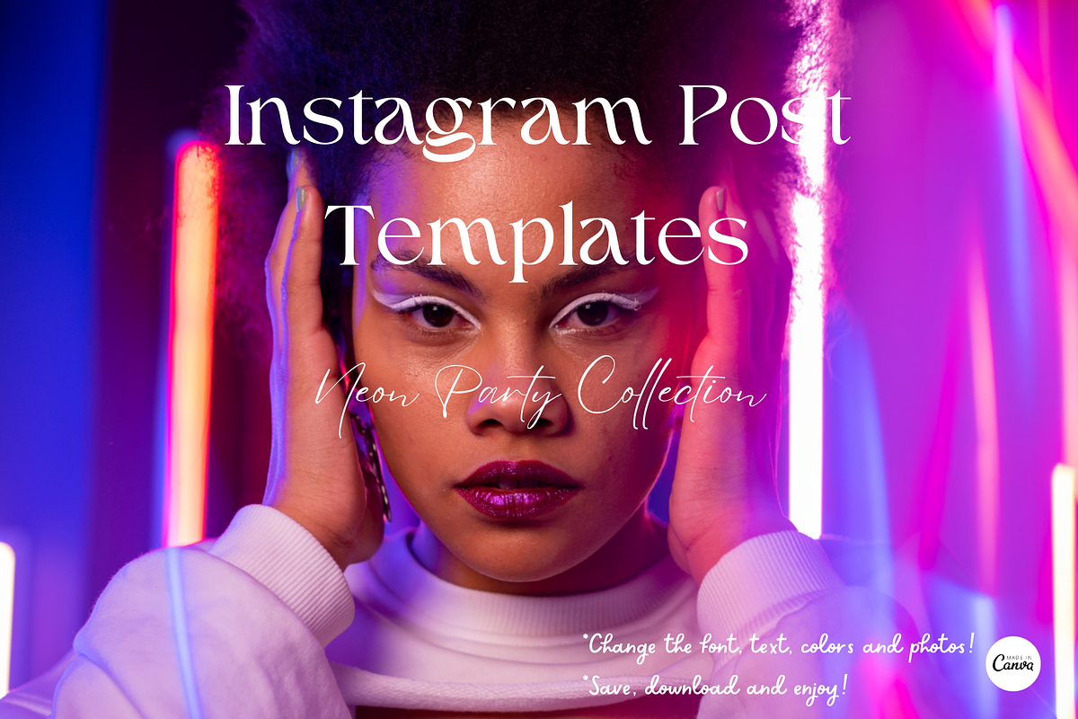 19 Instagram Post Templates, an App Template by KarolinaKreations (Photo 7 of 8)
