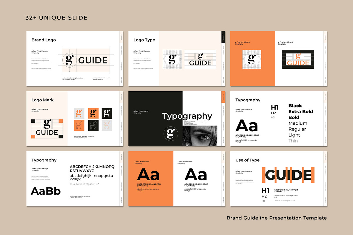 Brand Guidelines Template, a Presentation Template by Slideagency (Photo 7 of 11)