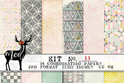 Background Paper Kit 33, a Pattern Graphic by Mod Paperie (Thumbnail 1 of 2)