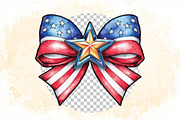 4th of July Patriotic Bow Clipart Bu, an Illustration by SVGArt (Thumbnail 7 of 9)