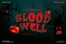 Bloodwell - Bloody Horror Font