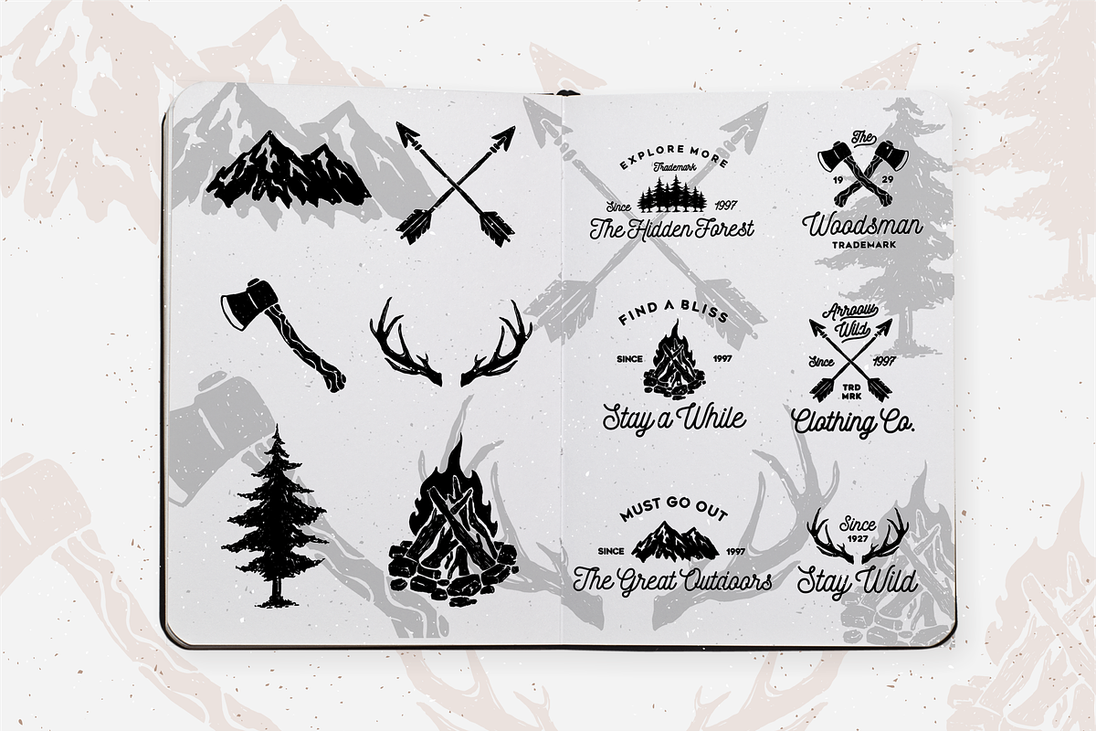 6 Vintage Nature Badges, a Branding & Logo Template by prasetyadavid (Photo 6 of 6)