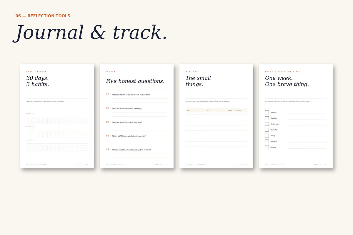 Course Workbook & eBook — 3-in-1, a Branding & Logo Template by Just Necessary (Photo 7 of 9)