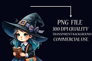 Cute Magic School Watercolor Clipart, an Illustration by Libby Wishes (Thumbnail 10 of 12)