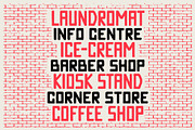 Grit Shop | Vintage Textured Font, a Sans Serif Font by HeyAidan (Thumbnail 6 of 8)