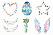 Easter Lights Clipart, an Illustration by Designworld (Thumbnail 4 of 5)
