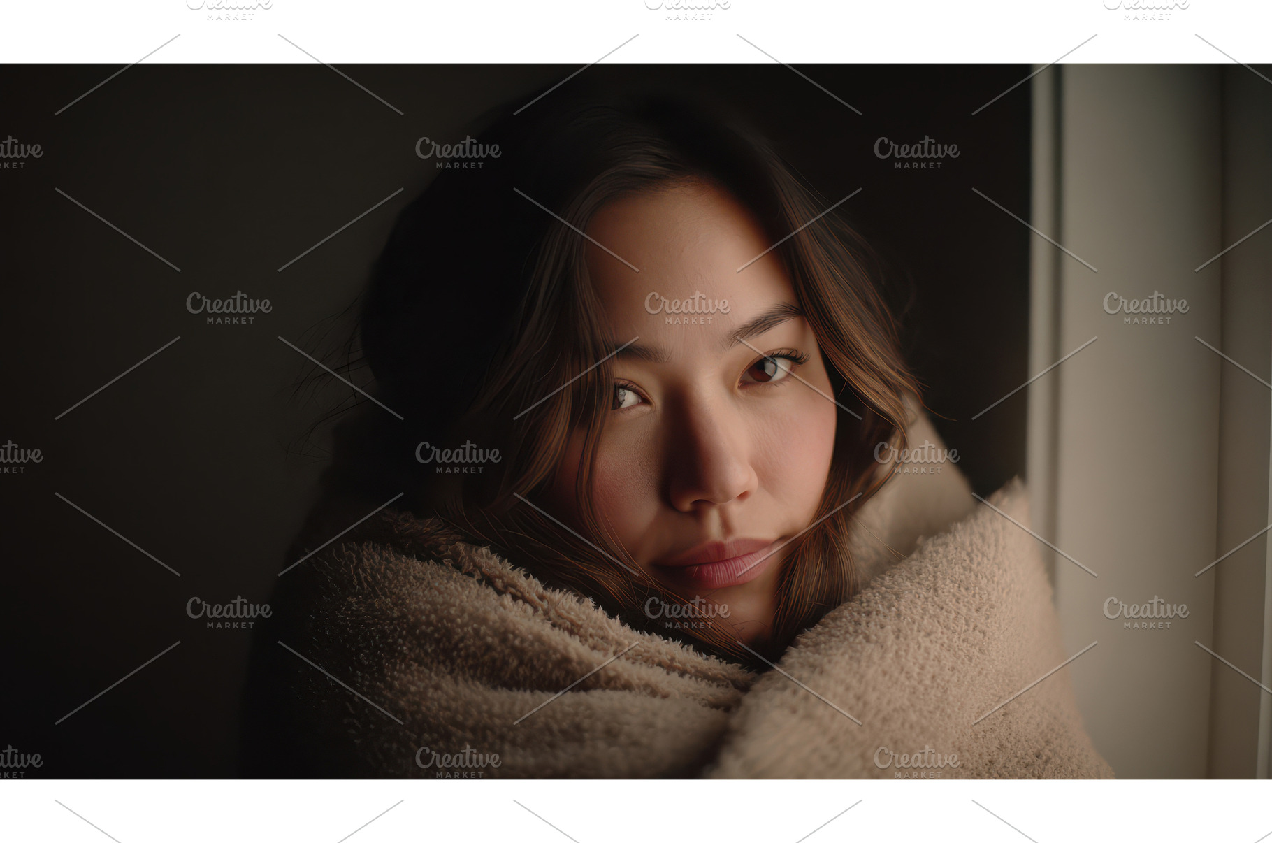 Asian Young Female Wrapped in, a Person Photo by Lermont51