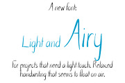Font Light And Airy Handwriting Air, a Sans Serif Font by PageLightStudios (Thumbnail 2 of 6)