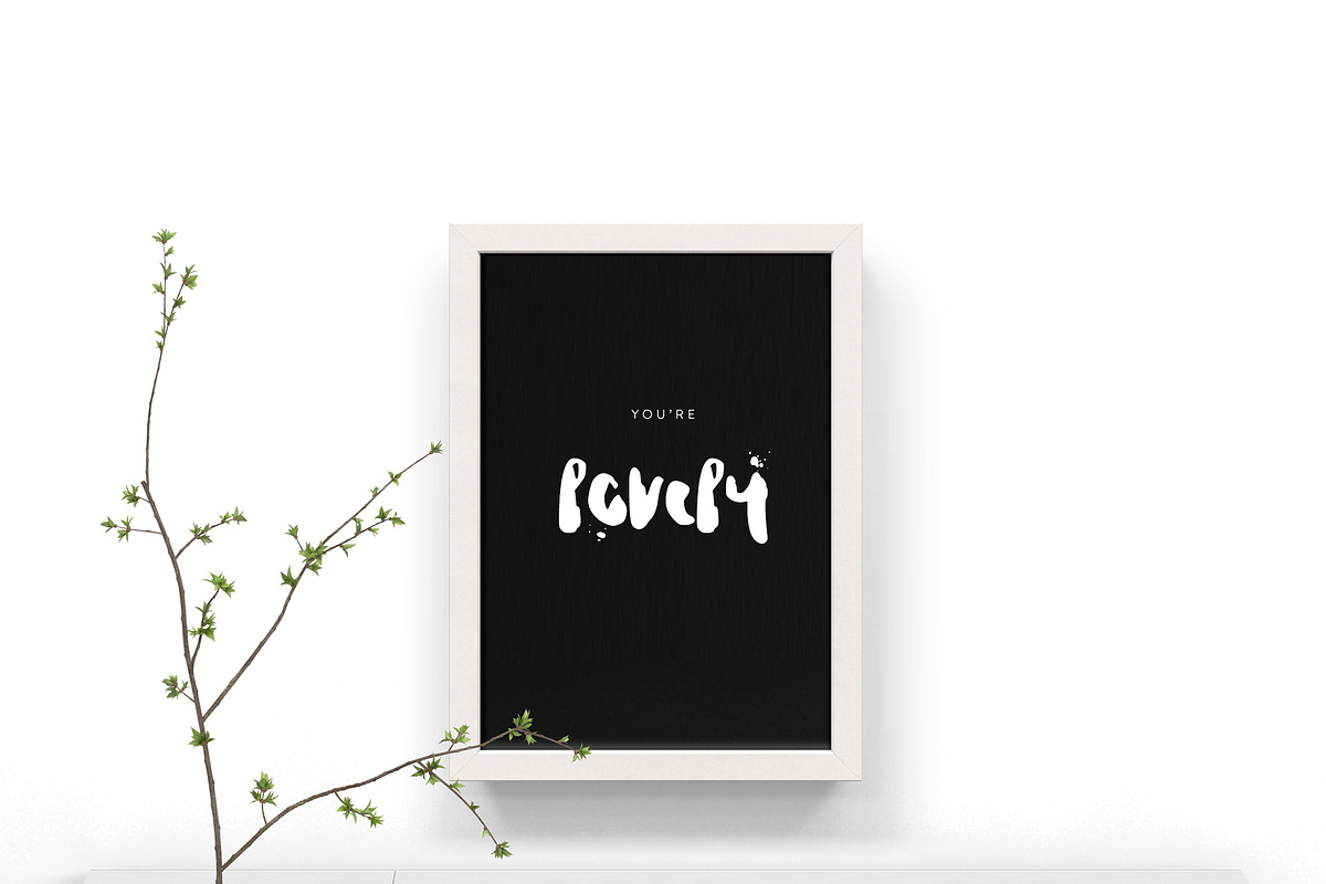 Rubi Ink Brush Font preview 2
