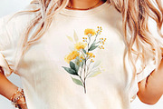 Watercolor Delicate Wildflower Clipa, an Illustration by DreamCafeArt (Thumbnail 7 of 7)