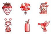 valentine's Sublimation clipart, an Illustration by CreationArt (Thumbnail 4 of 6)