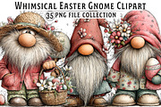 Whimsical Easter Gnome Clipart, an Illustration by Dream Creation (Thumbnail 1 of 7)