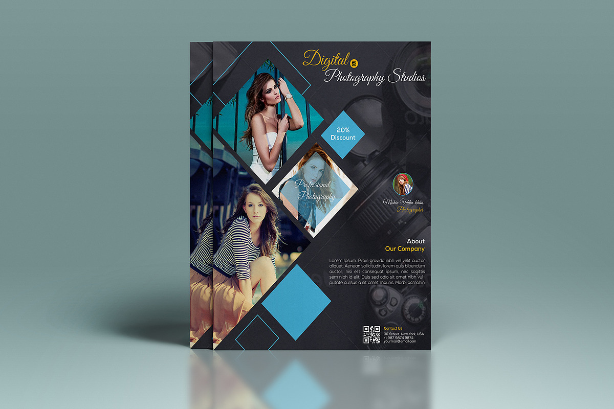 Photography Flyer, a Flyer Template by GreenPixi (Photo 2 of 3)