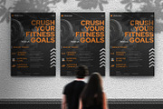 Fitness - Poster Template, a Poster Template by StreaksideStd (Thumbnail 3 of 3)