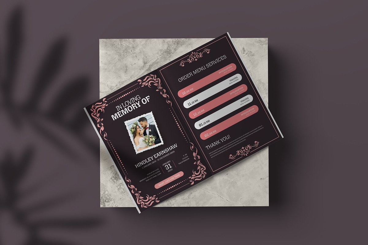 Elegant Retro Wedding Invitation, an Invitation Template by Creatiya Type (Photo 4 of 5)