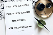 Thinking, a Sans Serif Font by FreshTypeINK (Thumbnail 7 of 7)