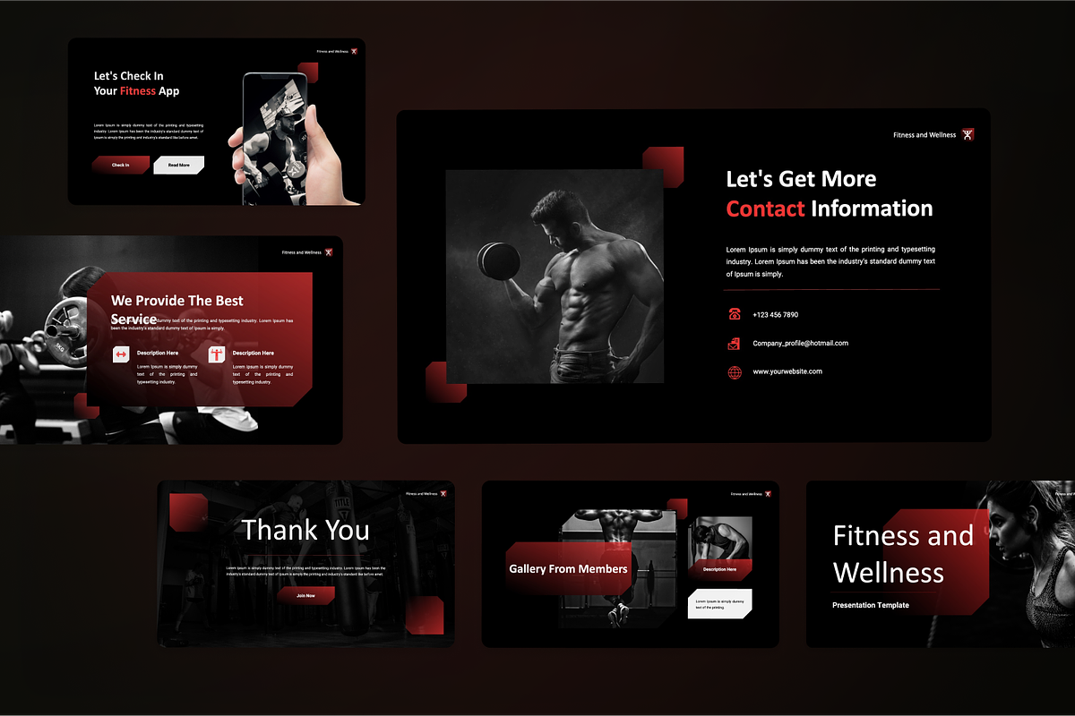 Fitness and Wellness Powerpoint, a Presentation Template by SquidPixey (Photo 7 of 7)